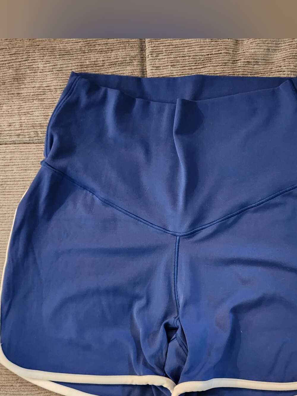 Aerie High-Waist Blue Women’s Athletic Shorts. Matching Tank Posted!